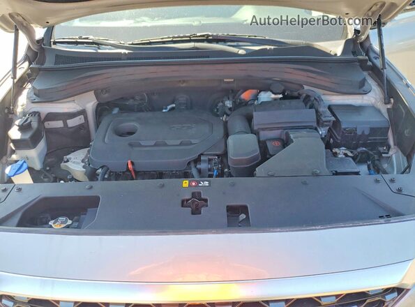 5NMS23AD7LH242245 2020 HYUNDAI SANTA Серебряный Вид подкапотного пространства