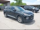 2020 Hyundai Santa Fe Se Черный vin: 5NMS23AD7LH287699