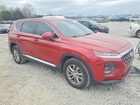 2020 Hyundai Santa Fe Se Красный vin: 5NMS23AD8LH165501