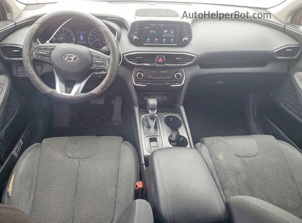 5NMS23AD8LH165501 2020 HYUNDAI SANTA Красный Вид панели приборов