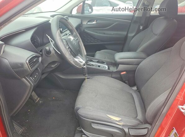 5NMS23AD8LH165501 2020 HYUNDAI SANTA Красный Вид салона спереди
