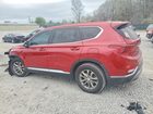 2020 Hyundai Santa Fe Se Красный vin: 5NMS23AD8LH165501