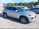 2020 Hyundai Santa Fe Se Silver vin: 5NMS23AD8LH293446