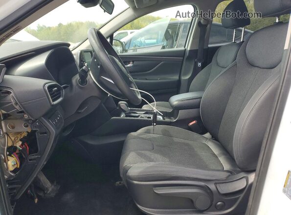 5NMS23AD9KH081122 2019 HYUNDAI SANTA Белый Вид салона спереди