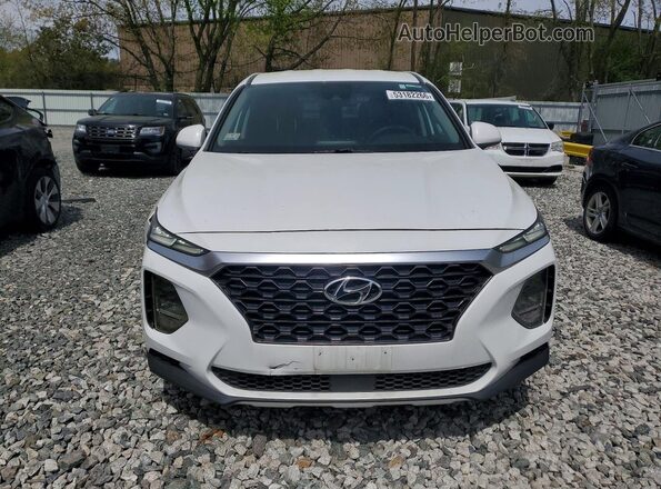 5NMS23AD9KH081122 2019 HYUNDAI SANTA Белый Вид спереди