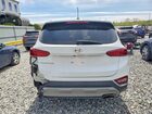 2019 Hyundai Santa Fe Se Белый vin: 5NMS23AD9KH081122