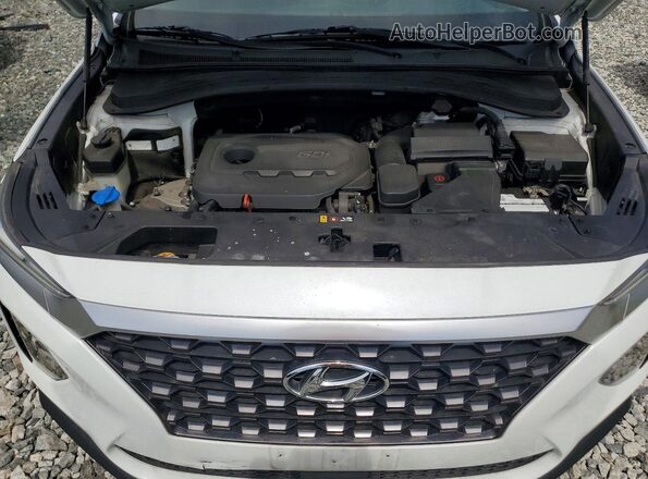 5NMS23AD9KH081122 2019 HYUNDAI SANTA Белый Вид подкапотного пространства