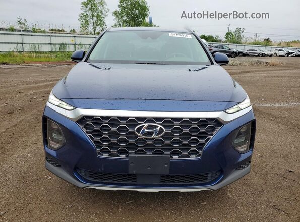 5NMS23AD9LH199589 2020 HYUNDAI SANTA Синий Вид спереди