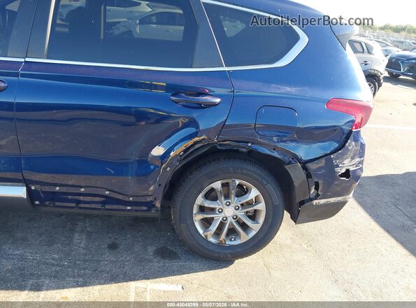 5NMS23AD9LH226144 2020 HYUNDAI SANTA FE Navy Widok z przodu