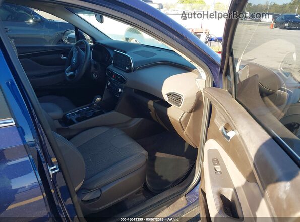 5NMS23AD9LH226144 2020 HYUNDAI SANTA FE Navy Widok wnętrza z przodu
