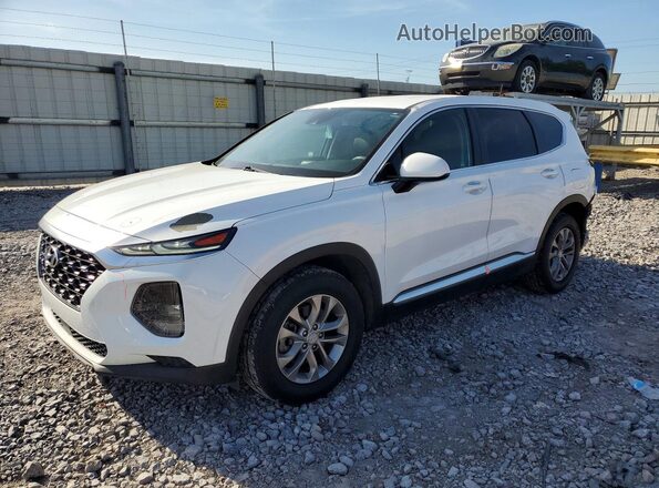 5NMS23ADXKH070226 2019 HYUNDAI SANTA White Передня ліва чверть