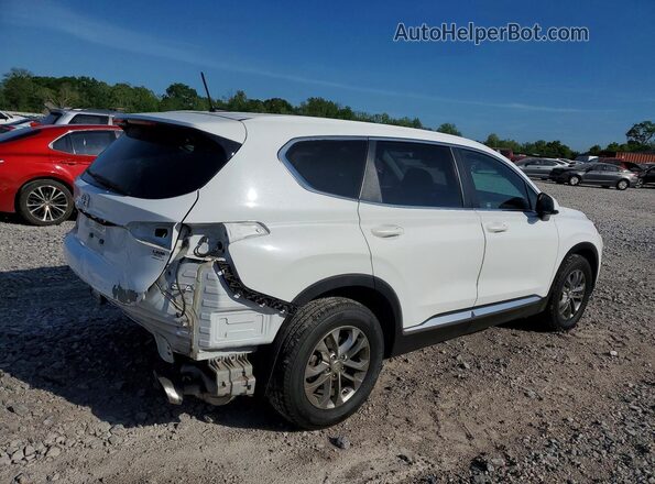 5NMS23ADXKH070226 2019 HYUNDAI SANTA White Задня права чверть