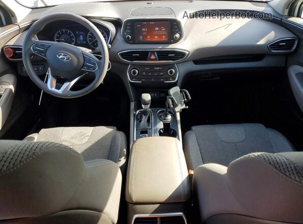 5NMS23ADXKH070226 2019 HYUNDAI SANTA White Вид панелі приладів
