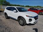 2019 Hyundai Santa Fe Se White vin: 5NMS23ADXKH070226
