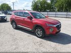 2019 Hyundai Santa Fe Se Red vin: 5NMS2CAD0KH097564
