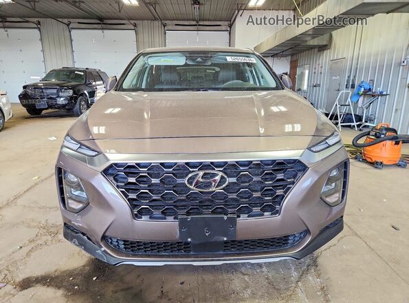 5NMS2CAD0KH110636 2019 HYUNDAI SANTA Желто-коричневый Вид спереди