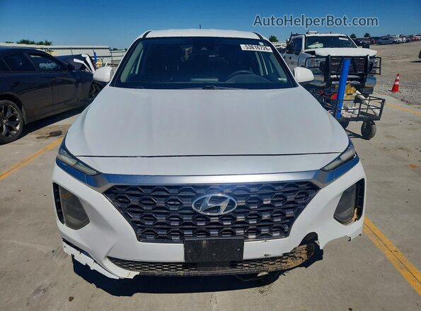 5NMS2CAD0KH121720 2019 HYUNDAI SANTA White Vista frontal
