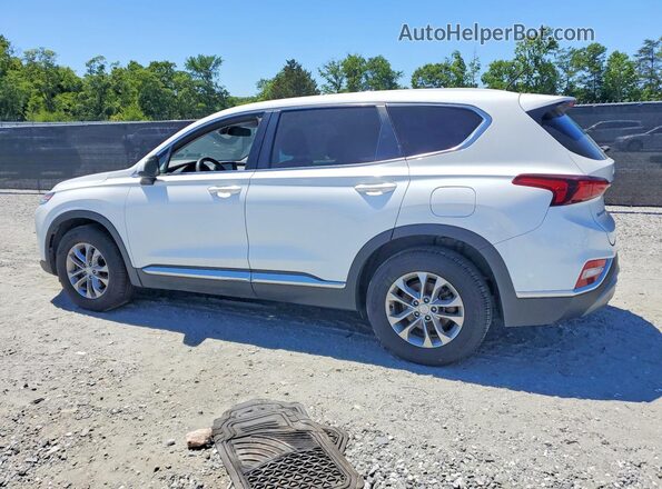 5NMS2CAD1KH000663 2019 HYUNDAI SANTA Белый Задняя левая четверть