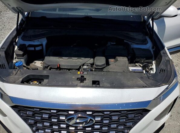5NMS2CAD1KH000663 2019 HYUNDAI SANTA Белый Вид подкапотного пространства