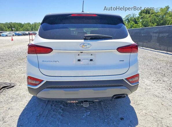 5NMS2CAD1KH000663 2019 HYUNDAI SANTA Белый Вид сзади