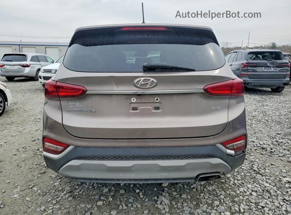 5NMS2CAD2KH013941 2019 HYUNDAI SANTA Желто-коричневый Вид сзади