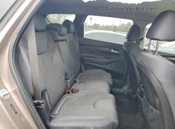 5NMS2CAD2KH013941 2019 HYUNDAI SANTA Желто-коричневый Вид задней части салона