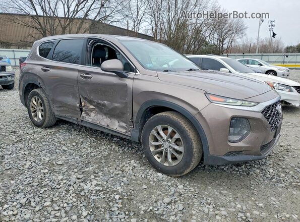 5NMS2CAD2KH013941 2019 HYUNDAI SANTA Желто-коричневый Передняя правая четверть