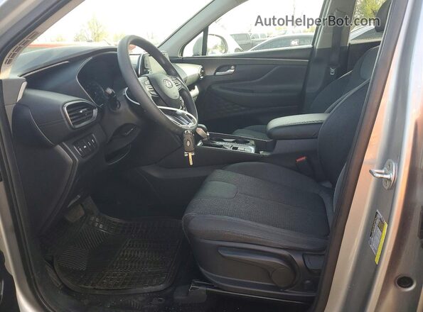 5NMS2CAD2LH183508 2020 HYUNDAI SANTA Silver Widok wnętrza z przodu