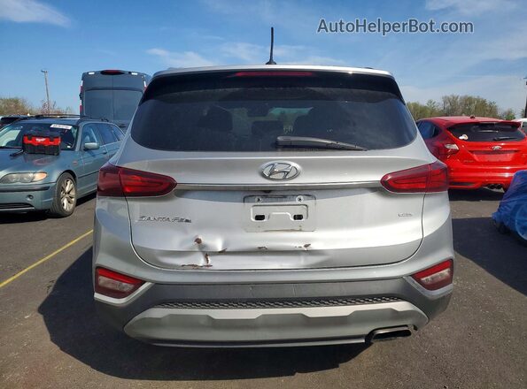 5NMS2CAD2LH183508 2020 HYUNDAI SANTA Silver Widok z tyłu