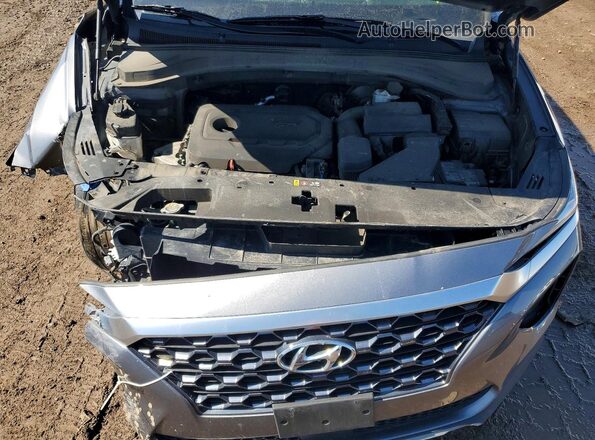 5NMS2CAD4KH136110 2019 HYUNDAI SANTA Серый Вид задней части салона