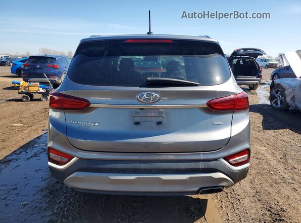5NMS2CAD4KH136110 2019 HYUNDAI SANTA Серый Вид сзади