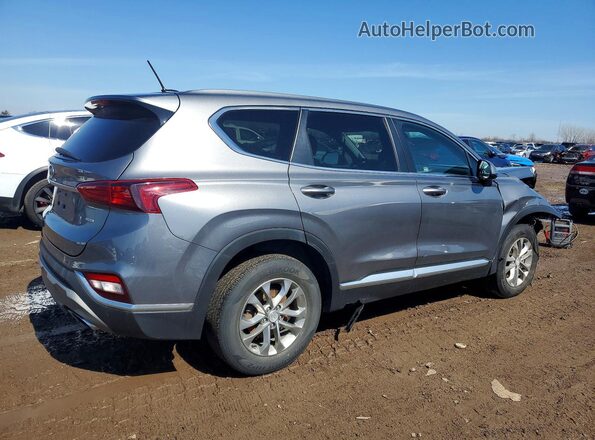 5NMS2CAD4KH136110 2019 HYUNDAI SANTA Серый Задняя правая четверть