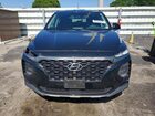 2019 Hyundai Santa Fe Se Черный vin: 5NMS2CAD5KH049316