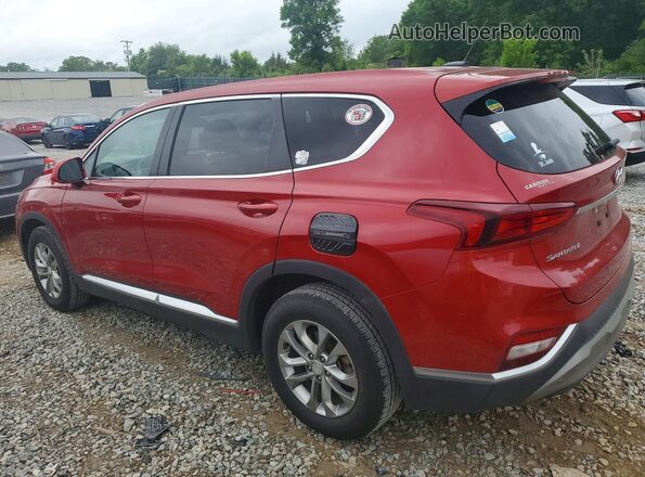 5NMS2CAD5KH110521 2019 HYUNDAI SANTA Red Задня ліва чверть