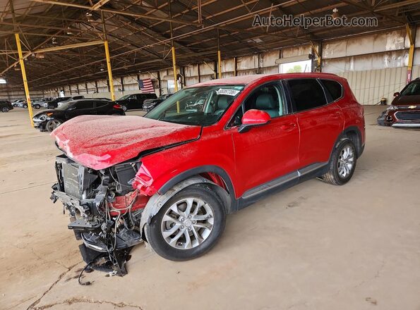 5NMS2CAD6LH230734 2020 HYUNDAI SANTA Red Przód lewy
