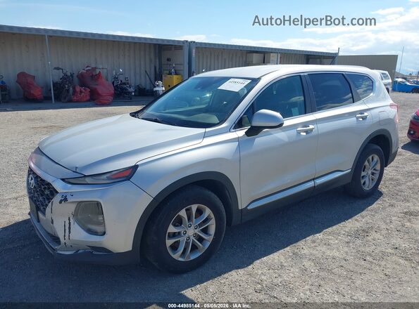 5NMS2CAD7KH091180 2019 HYUNDAI SANTA FE Серебряный Передняя левая четверть
