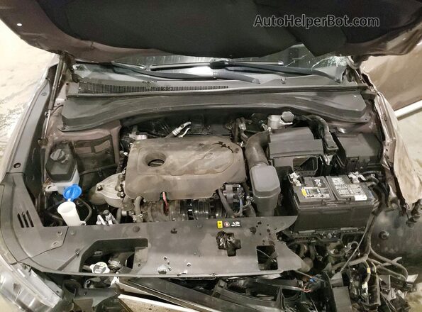 5NMS2CAD8LH168091 2020 HYUNDAI SANTA Brown Widok komory silnika