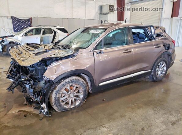 5NMS2CAD8LH168091 2020 HYUNDAI SANTA Brown Przód lewy