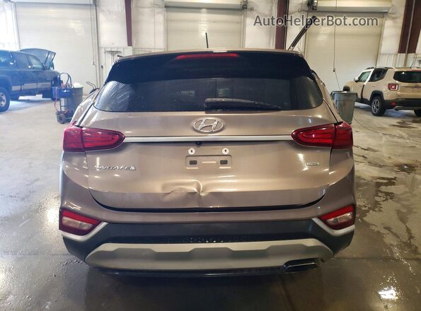 5NMS2CAD8LH168091 2020 HYUNDAI SANTA Brown Widok z tyłu
