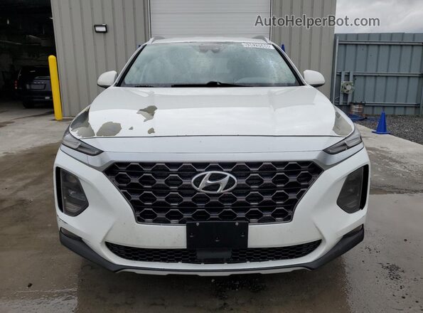5NMS2CAD9KH100817 2019 HYUNDAI SANTA White სალონის 360-გრადუსიანი ხედი
