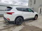 2019 Hyundai Santa Fe Se White vin: 5NMS2CAD9KH100817
