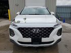 2019 Hyundai Santa Fe Se White vin: 5NMS2CAD9KH100817
