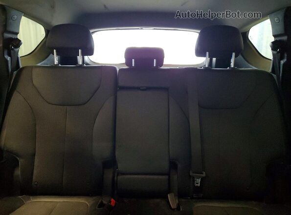 5NMS2CAD9KH100817 2019 HYUNDAI SANTA White უკანა სავარძლების ხედი