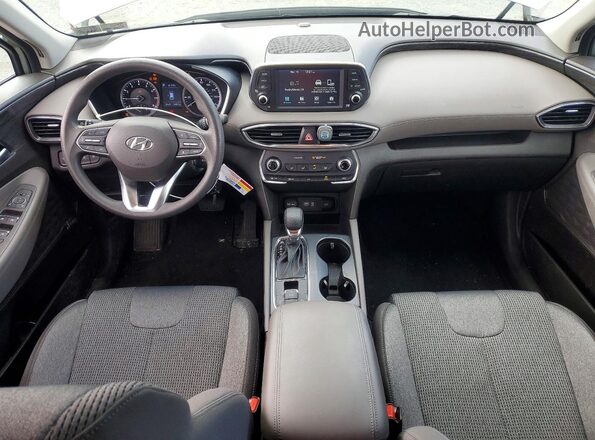 5NMS2CAD9LH279314 2020 HYUNDAI SANTA Серебряный Вид панели приборов