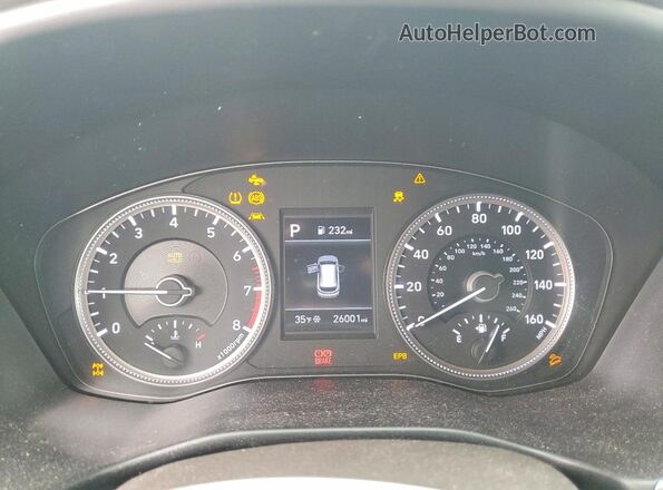5NMS2CAD9LH279314 2020 HYUNDAI SANTA Серебряный Вид щитка приборов