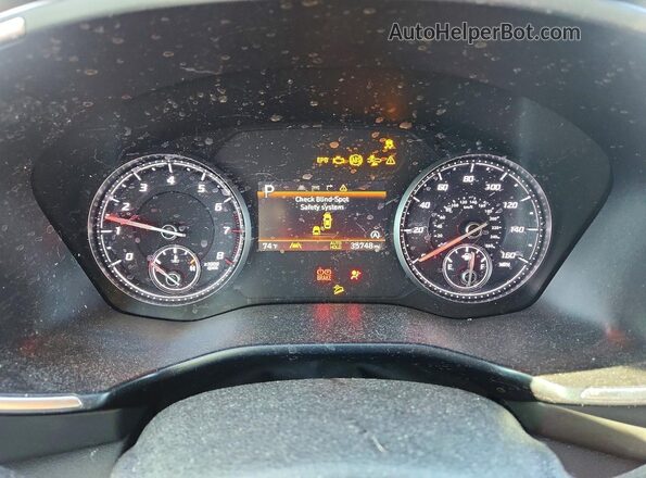 5NMS2DAJ0PH613554 2023 HYUNDAI SANTA Серый Вид щитка приборов
