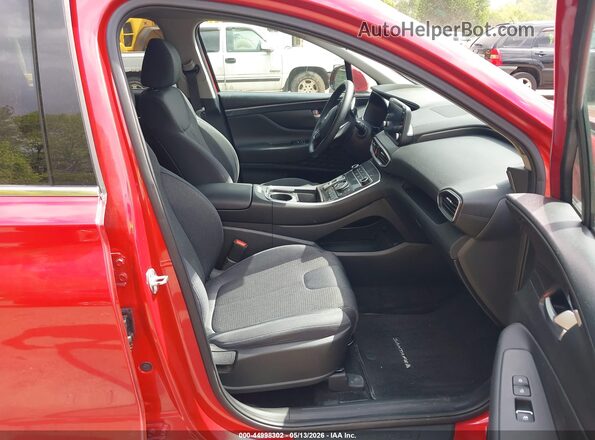 5NMS2DAJ1MH359896 2021 HYUNDAI SANTA FE Красный Вид салона спереди