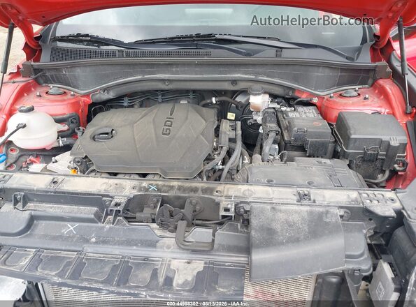 5NMS2DAJ1MH359896 2021 HYUNDAI SANTA FE Красный Вид сзади
