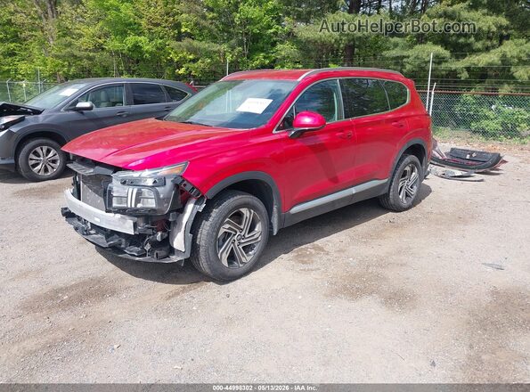 5NMS2DAJ1MH359896 2021 HYUNDAI SANTA FE Красный Передняя левая четверть