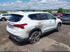 2022 Hyundai Santa Fe Sel White vin: 5NMS2DAJ3NH377432